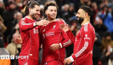 Liverpool 3-0 Brighton & Hove Albion: Mohamed Salah stars as Reds progress
