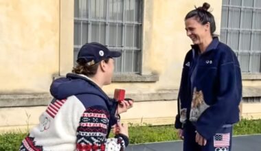 Team USA Olympians Hilary Knight, Brittany Bowe engaged at Milan Cortina Games