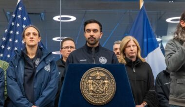Zohran Mamdani bans most travel across NYC due to blizzard – and gives in on a snow day for students