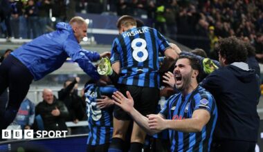 Fernando Alonso driving the 2026 Aston Martin during testing in Bahrain
