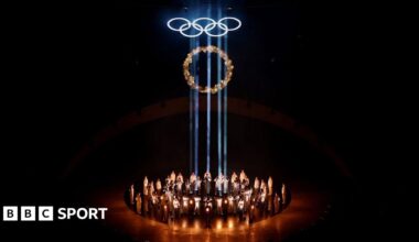 British athletes parading at the closing ceremony in Verona