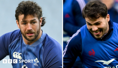 Caelan Doris and Antoine Dupont