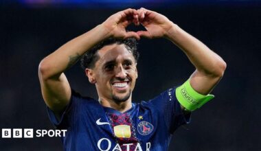 PSG 2-2 Monaco (5-4 agg): Champions League holders reach last 16 - BBC