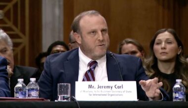 Jeremy Carl: Bipartisan opposition over inflammatory comments likely to sink Trump State Dept. nominee