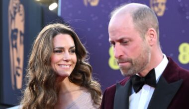 Kate Middleton Rewears Rose Gown for BAFTAs Date Night With Prince William