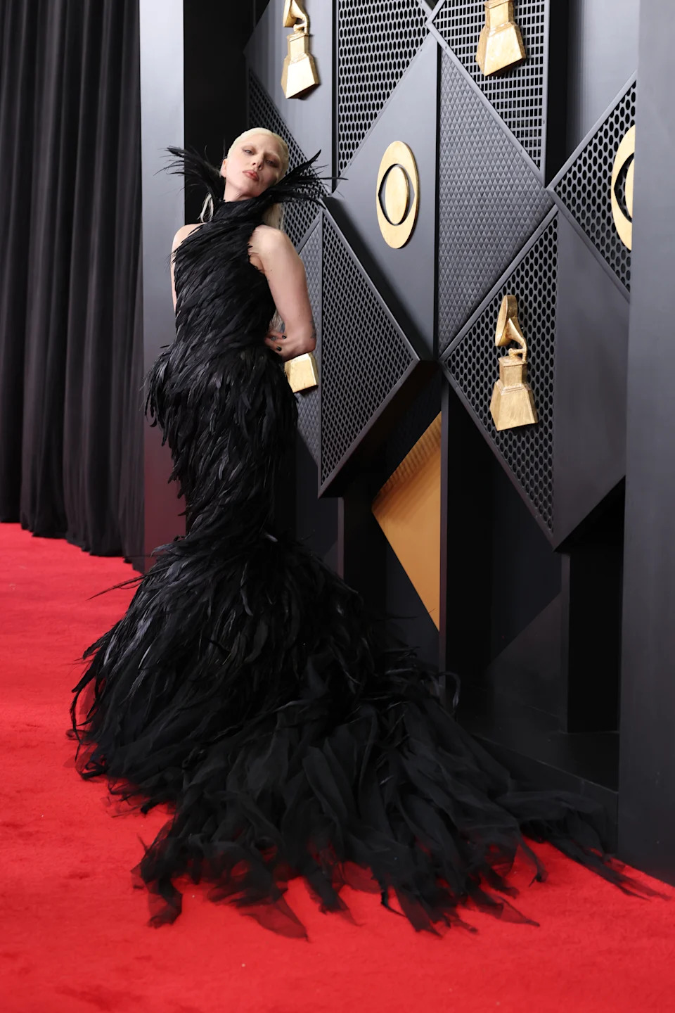 LOS ANGELES, CALIFORNIA - FEBRUARY 01: (FOR EDITORIAL USE ONLY) Lady Gaga attends the 68th GRAMMY Awards at Crypto.com Arena on February 01, 2026 in Los Angeles, California. (Photo by Amy Sussman/Getty Images)