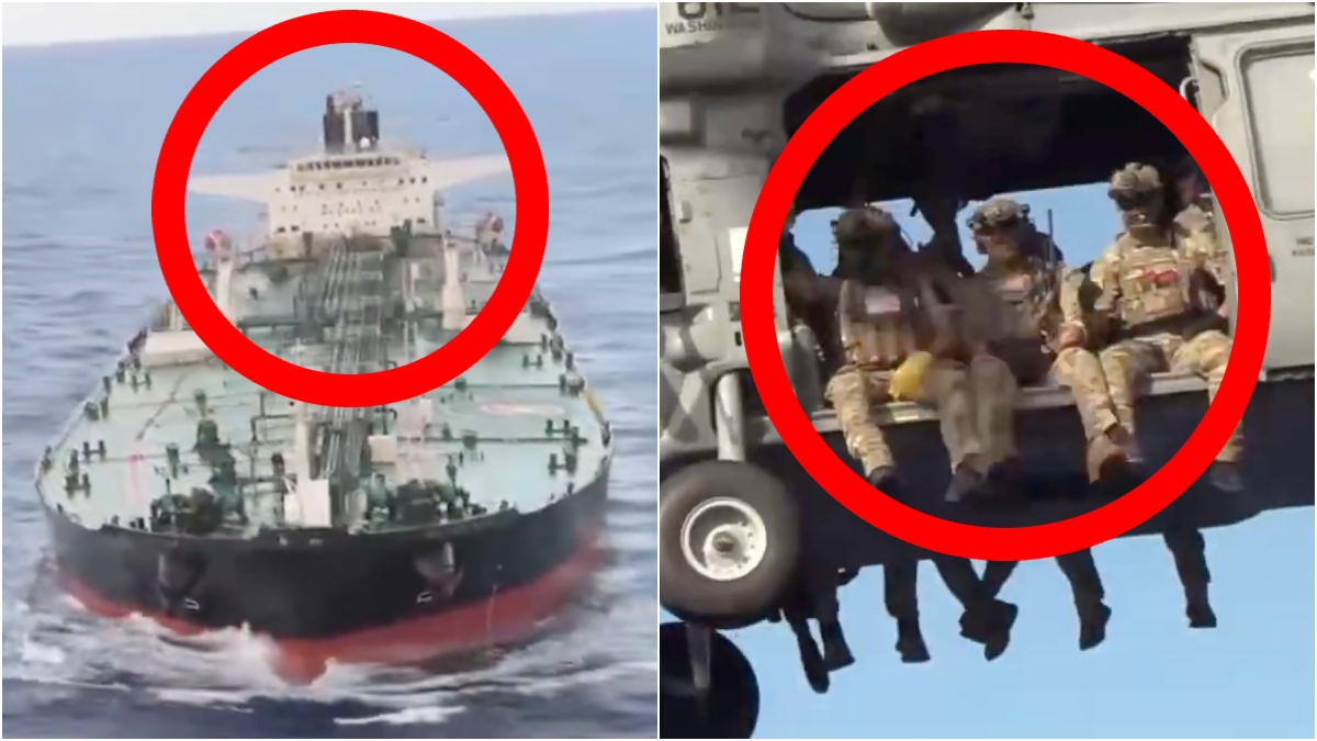 U.S. Commandos Storm Oil Tanker In Epic Footage: WATCH