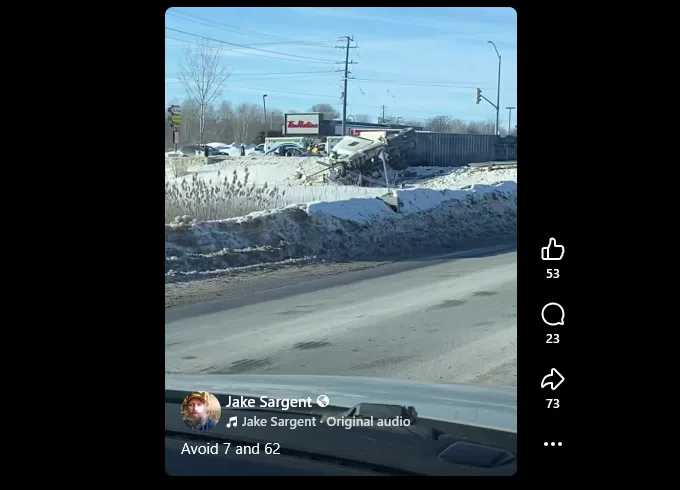 UPDATE: Transport and ambulance crash continues road closure