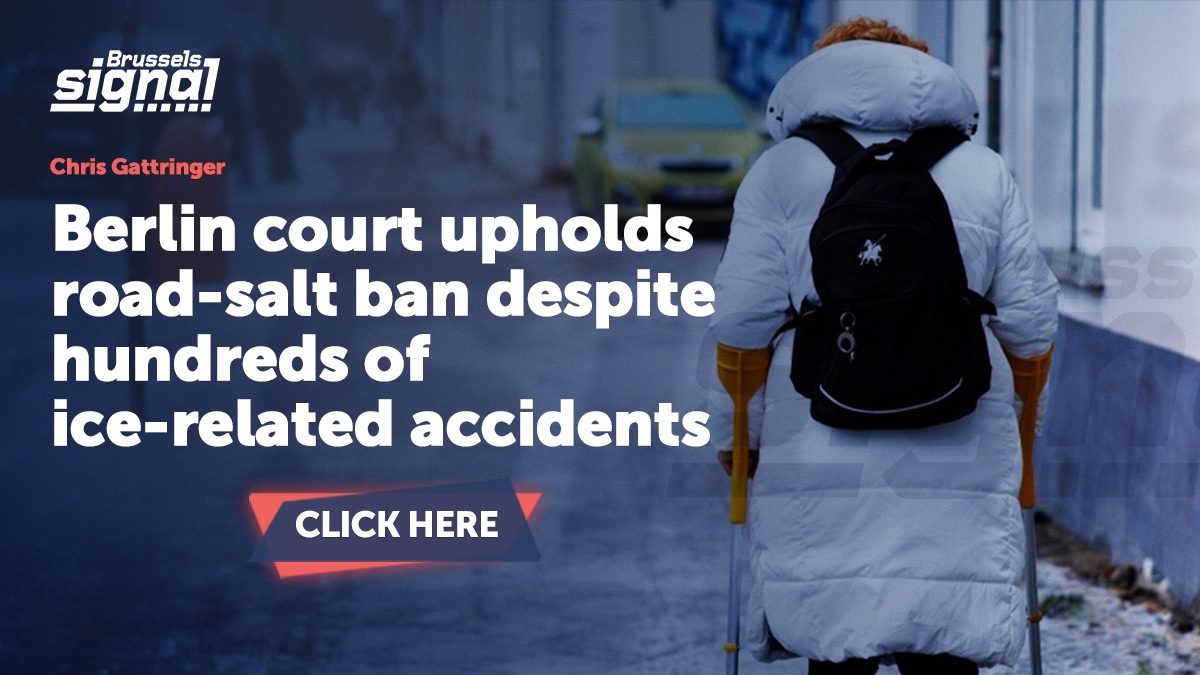 Berlin court upholds road-salt ban despite hundreds of ice-related accidents