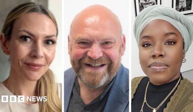 A profile-style graphic titled “Bill Revans", aged 57, listing role as council leader, location as Somerset, and key issue of council finances. A small portrait is shown on the right side of the card.