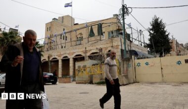 New Israeli settlement outpost near the Palestinian town of Shuqba, in the occupied West Bank (9 February 2026)