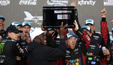 Driving for Michael Jordan, Tyler Reddick wins the Daytona 500 in wreck-filled finish