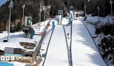 The Milan-Cortina Olympic ski jump