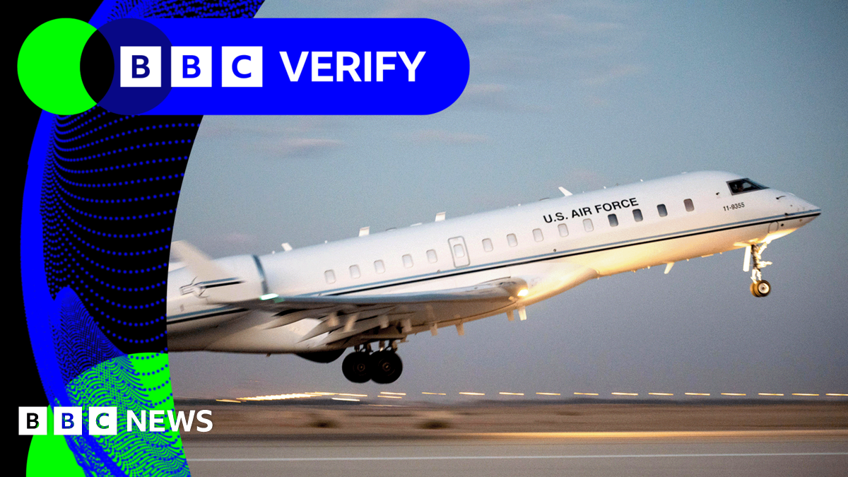 BBC Verify Live: Specialist US military jet arrives in Middle East as Iran tensions continue