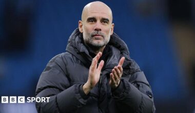 Pep Guardiola applauds Manchester City fans
