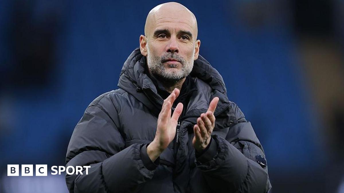 Pep Guardiola applauds Manchester City fans