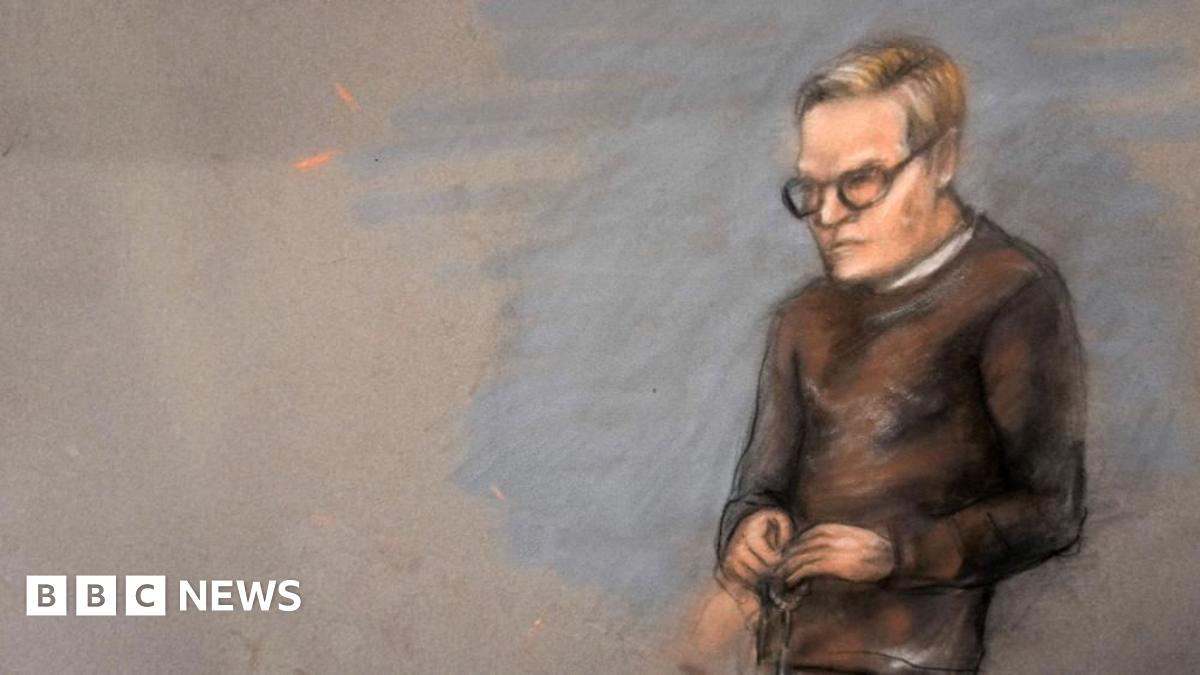 A sketch of a young blond man in a sweater