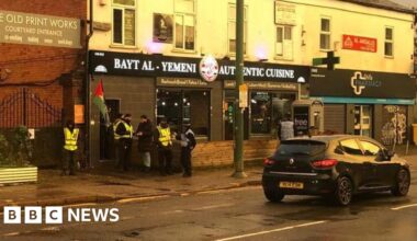 Two arrests as police target anti-Zionist event in Birmingham - BBC