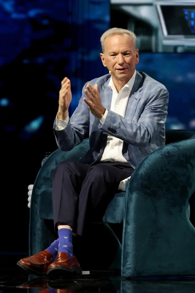 Former Google CEO Eric Schmidt, 70, was reportedly seen with a 27-year-old woman at Davos. Getty Images for America Business Forum