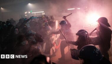 A composite image of the front pages of the Sunday Times and the Observer on 8 February 2026