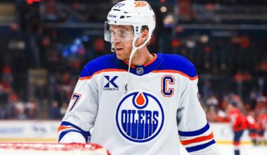 Connor McDavid threw a hit so big in Team Canada’s win that Brad Marchand thought it was Tom Wilson: ‘No, that was Davo’