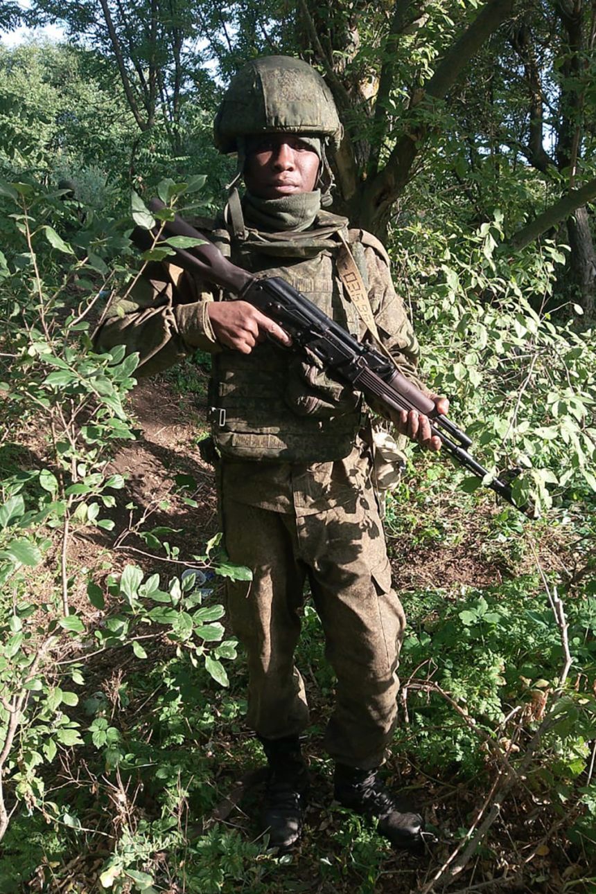 Francis Ndung'u Ndarua is pictured in military uniform.