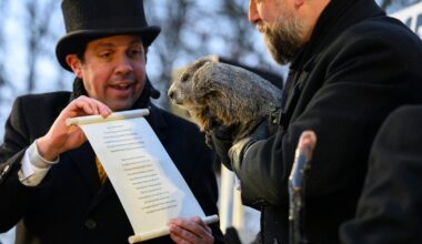 Punxsutawney Phil sees his shadow on Groundhog Day 2026. What does that mean for winter?