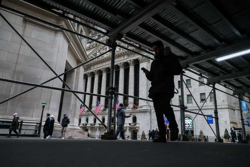 The New York Stock Exchange in New York, on Friday, January 2, 2026.