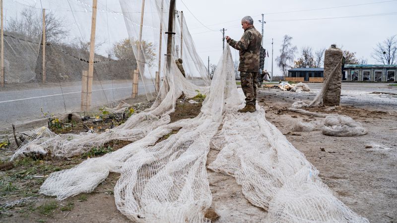 These nets used to catch fish. Now they’re catching Russian drones