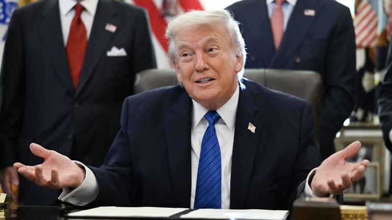 Trump says federal government won’t step into protests in Democratic-led cities ‘until they ask us for help’