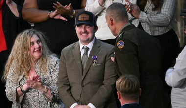 Trump bestows Purple Hearts, Medals of Honor at State of the Union. See all the awards.