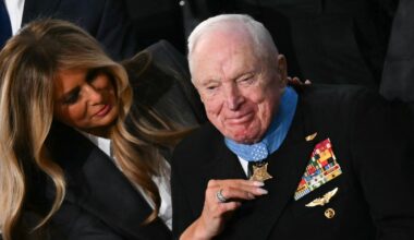 Trump awards Medal of Honor to 100-year-old veteran during State of the Union
