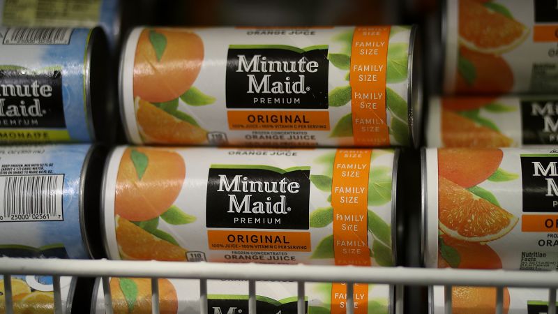 Minute Maid’s frozen juices are being discontinued
