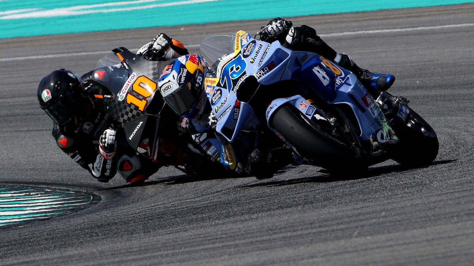 Alex Marquez, Luca Marini, 2026 Sepang MotoGP Test (Gold&Goose).