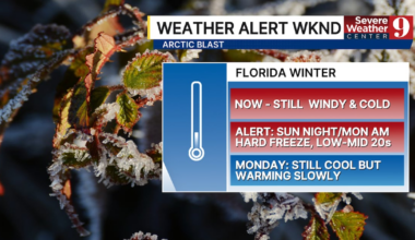 Central Florida Freeze Warning & Extreme Cold Through Monday