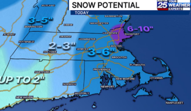 Weekend storm could bring up to a foot of snow to Mass. – Boston 25 News