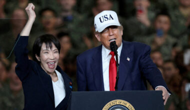 Donald Trump endorses Japan’s Sanae Takaichi ahead of general election