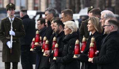 European leaders gather in Kyiv as US hangs back