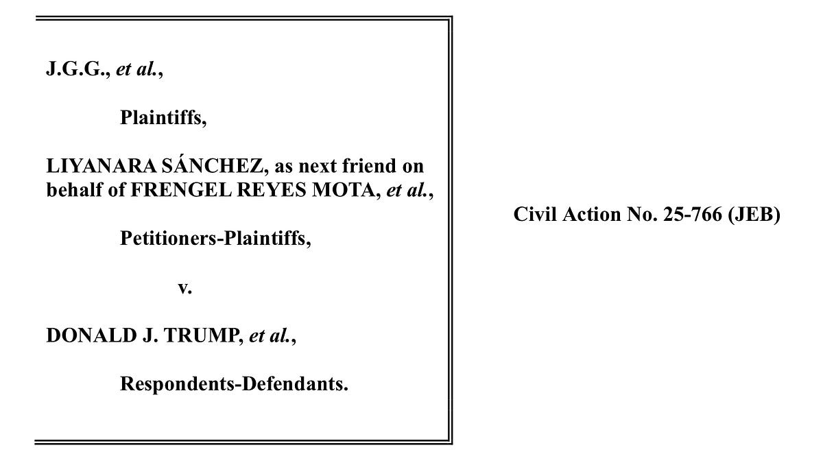 Judge Boasberg’s Most Recent Decision