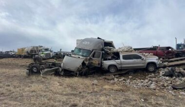 Colorado State Patrol says 4 killed in crash on I-25 near Pueblo involving at least 30 vehicles