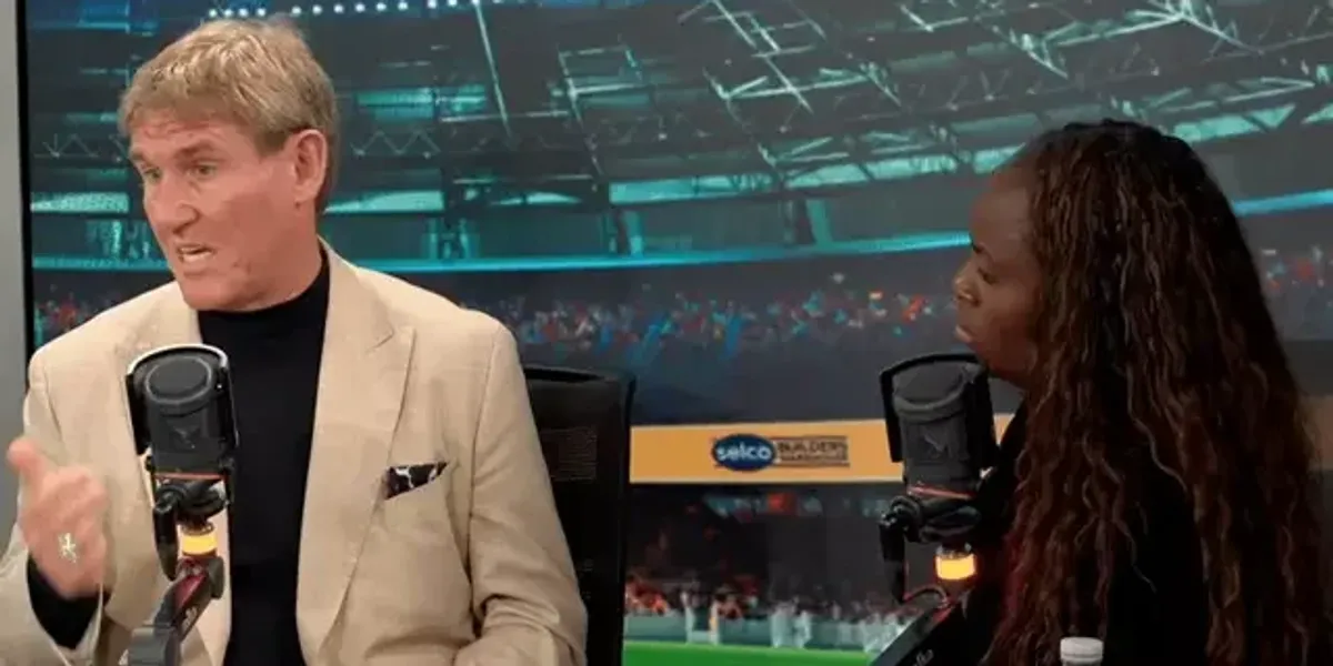 Simon Jordan rips into Eni Aluko while sat next to her amid row over male and female pundits