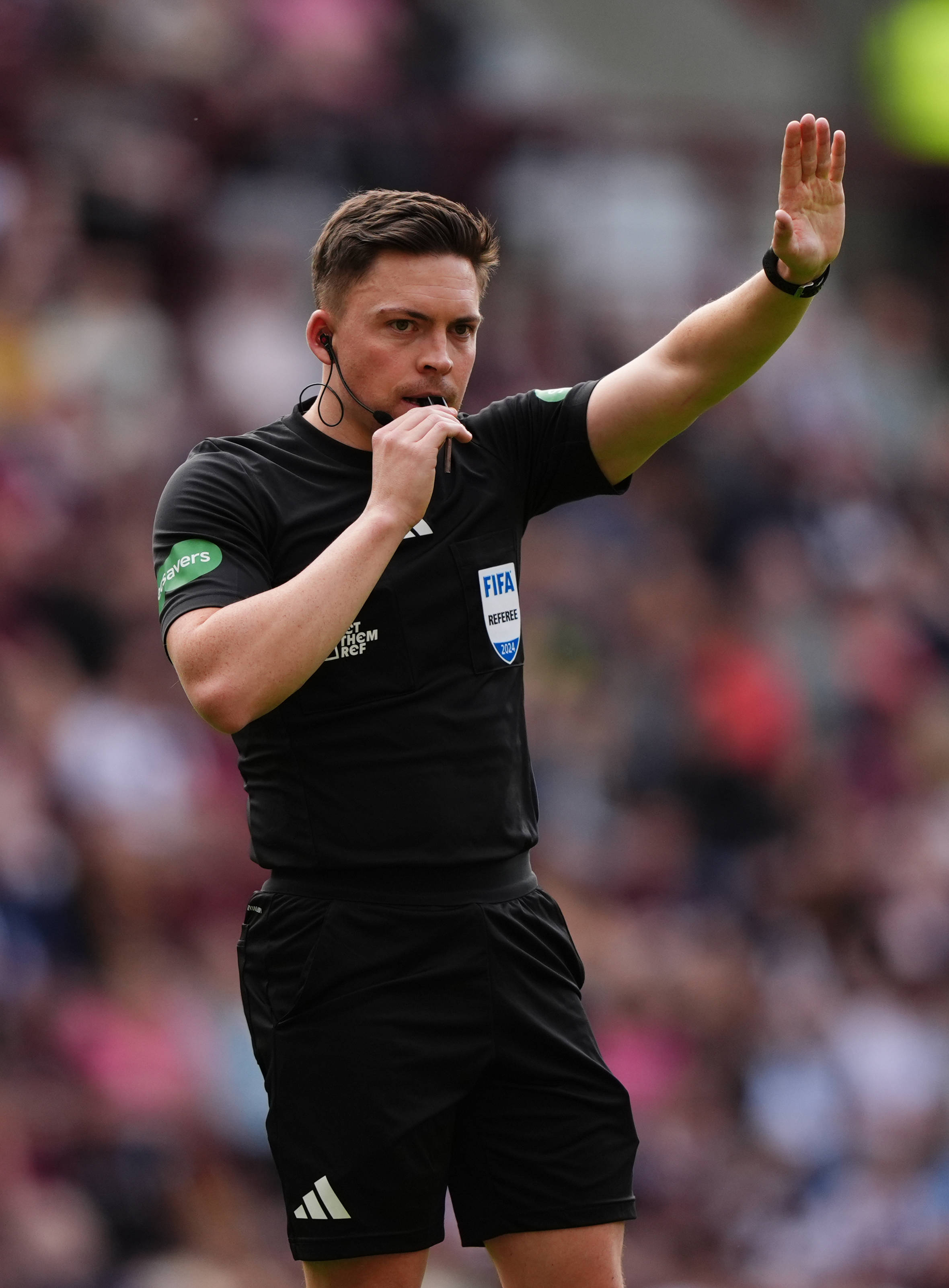 Referee Matthew MacDermid