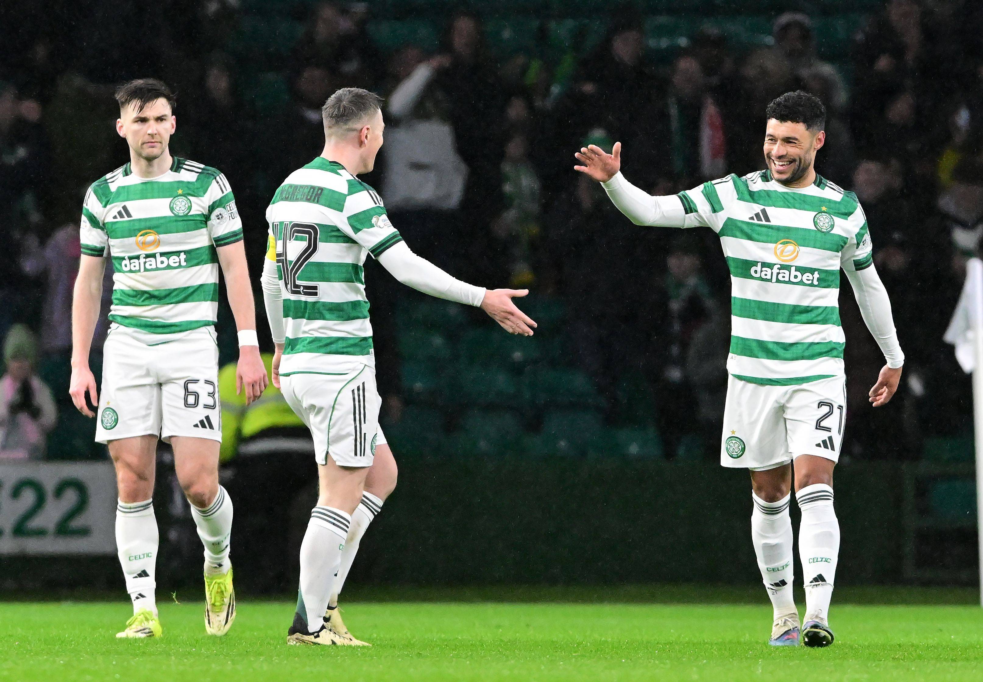 Alex Oxlade-Chamberlain and Callum McGregor