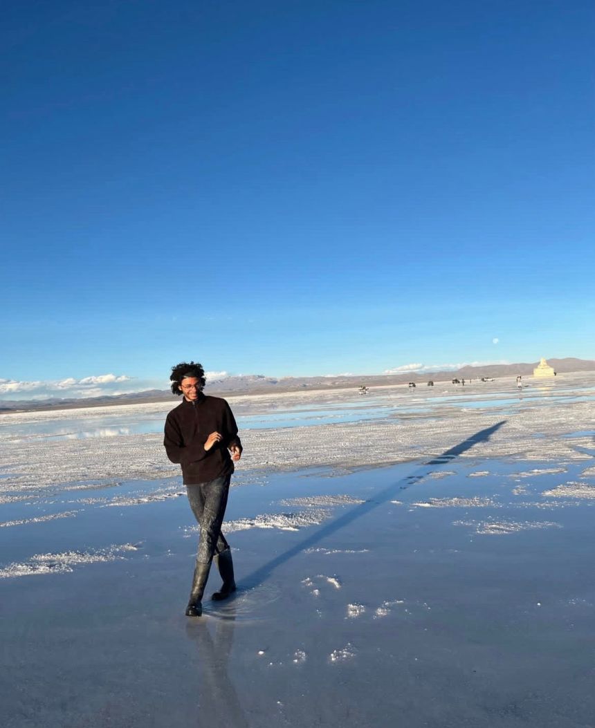 James Luckey-Lange in Bolivia.