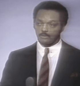 A young Jesse Jackson at the DNC