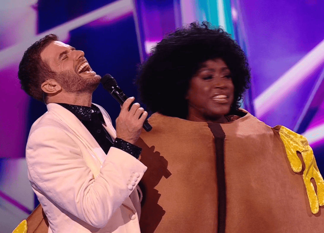 Joel Dommett and Mica Paris