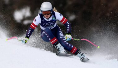 Lindsey Vonn hits the 2026 Winter Olympics slopes for the first time on her torn ACL