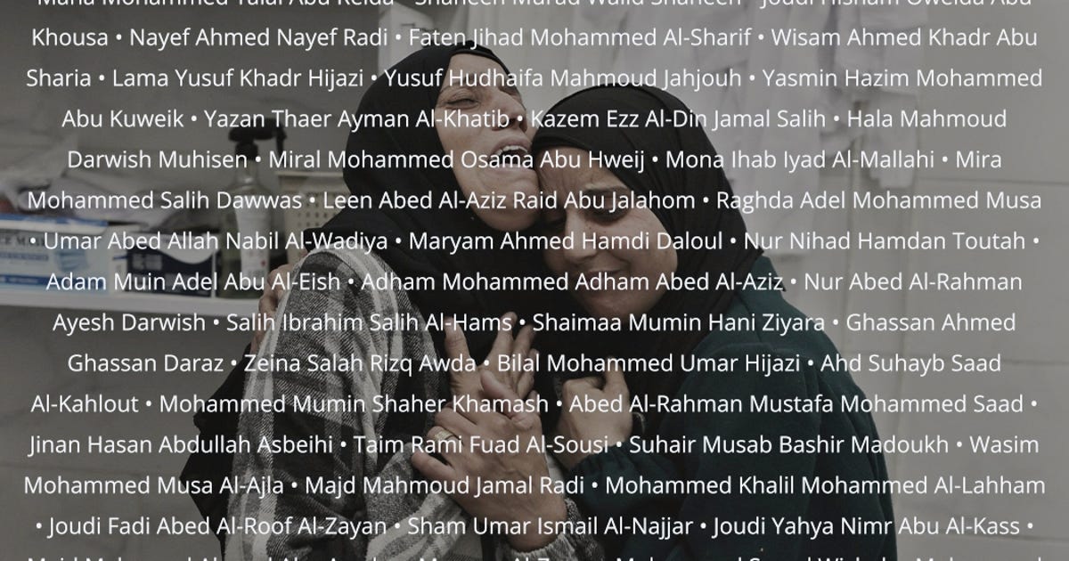 Behind the Numbers: The Truth About Gaza's Death List - Gaza News