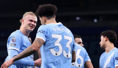Man City 2-1 Newcastle Stats: O’Reilly Brace Enough to Reduce Arsenal’s Lead to Just Two Points