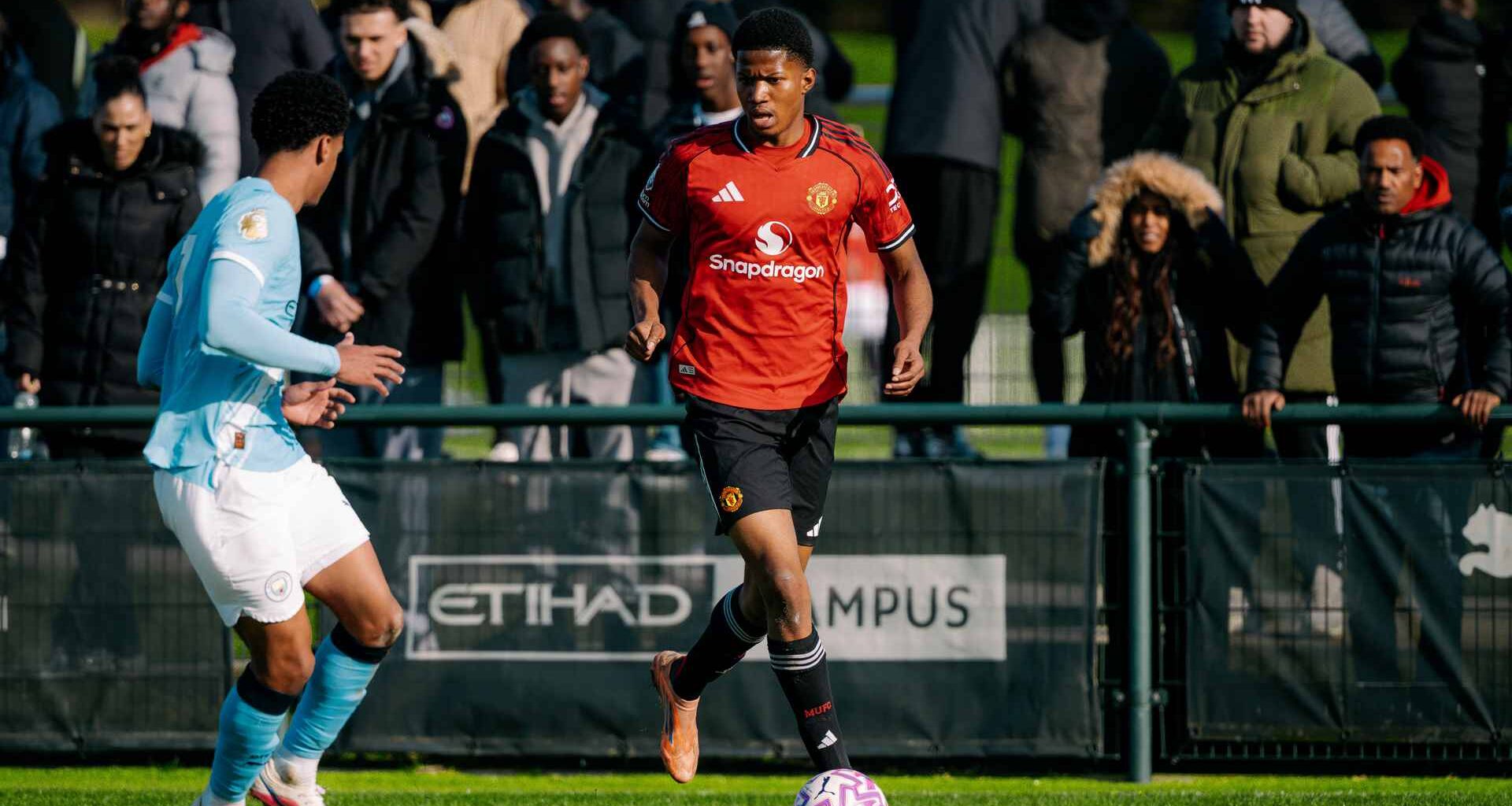 Match report from Man City v Man Utd Under 18s in U18 Premier League 14 February